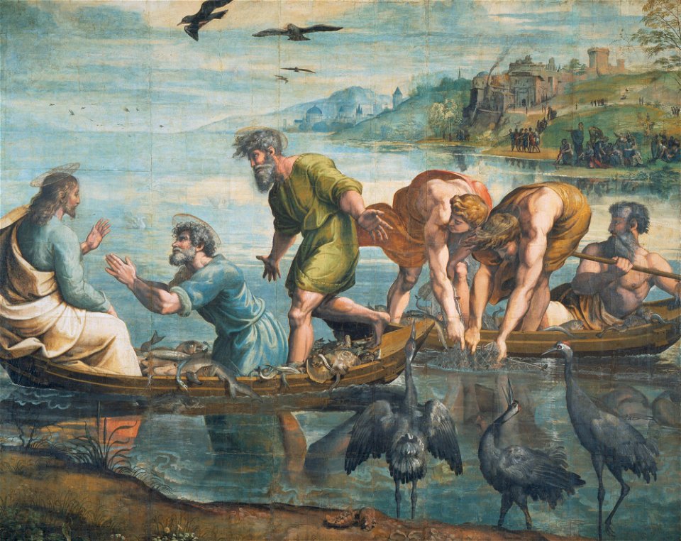 Raphael - The Miraculous Draft of Fishes c.1515-6