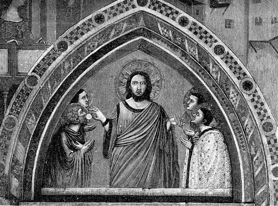 Ravenna Chiesa di S Maria in Porto Fuori Il Salvatore che comunica agli Apostoli