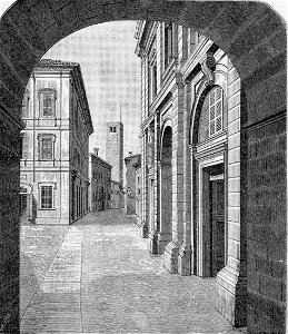 Ravenna Torre del Popolo e sua strada