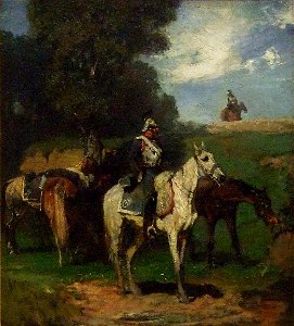 Rastende Kürassiere (1862)