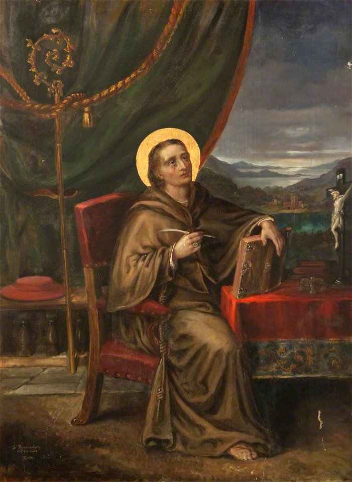 Rebecca Dulcibella Orpen (1830-1923) - Saint Bonaventure Inspired to Write - 343200 - National Trust