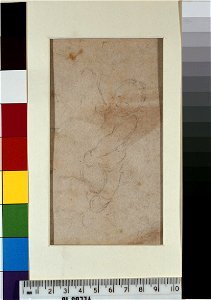 Raphael - Verso (partly visible) Study of a putto, WA1846.185
