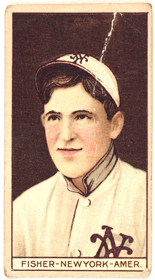 Ray Fisher, New York Highlanders, baseball card portrait LCCN2008678372