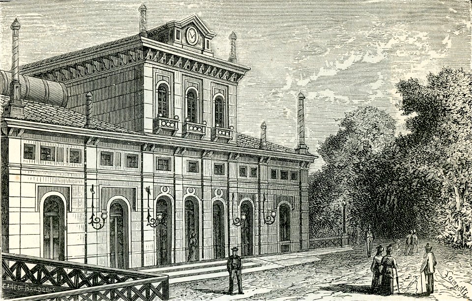 Recoaro facciata del Grande Albergo e R