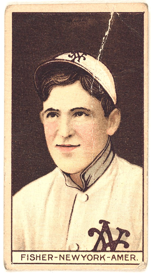 Ray Fisher, New York Highlanders, baseball card portrait LCCN2008678372