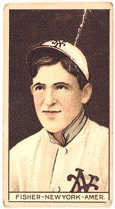 Ray Fisher, New York Highlanders, baseball card portrait LCCN2008678372