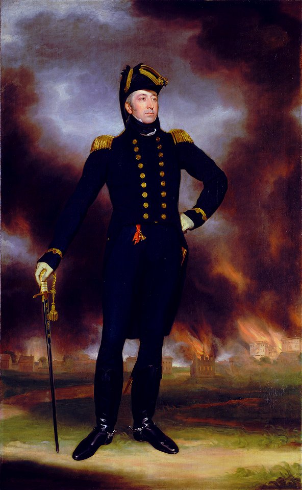 Rear-Admiral George Cockburn (1772-1853), by John James Halls