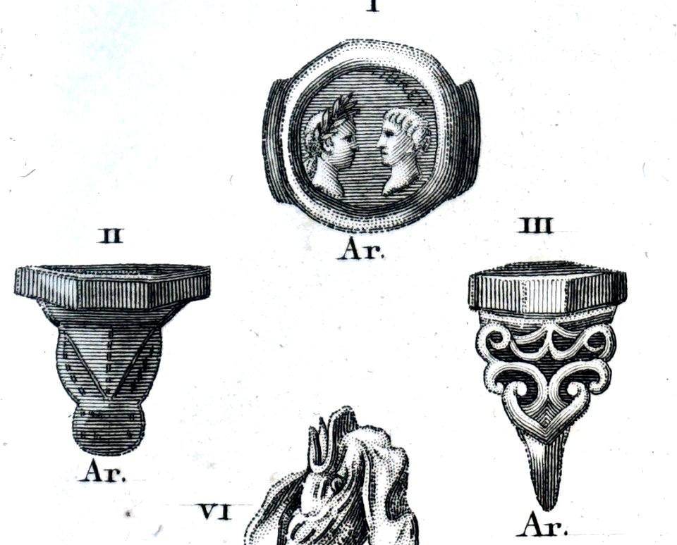 Recueil de monumens antiques planche 11 13478 (Amiens pont de Metz)