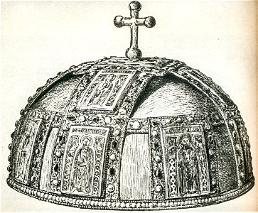 Reconstruction of Arnold Ipolyi of the supposed crown of Stephen I