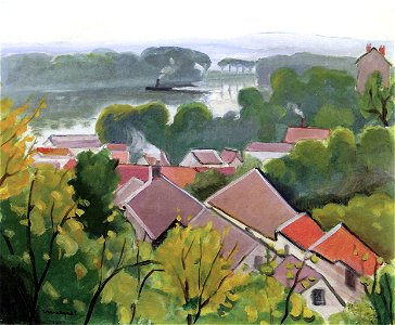 Red Roofs at Saint-Tropez Albert Marquet