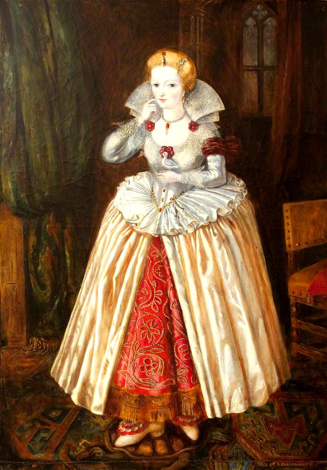 Rebecca Dulcibella Orpen (1830-1923) - A Personification of ‘The Perfect Wife’ (miscalled 'Margaret Roper') (copy of an earlier painting f - 343222 - National Trust