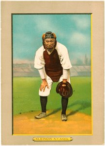 Red Kleinow, New York Highlanders, baseball card portrait LCCN2007685685