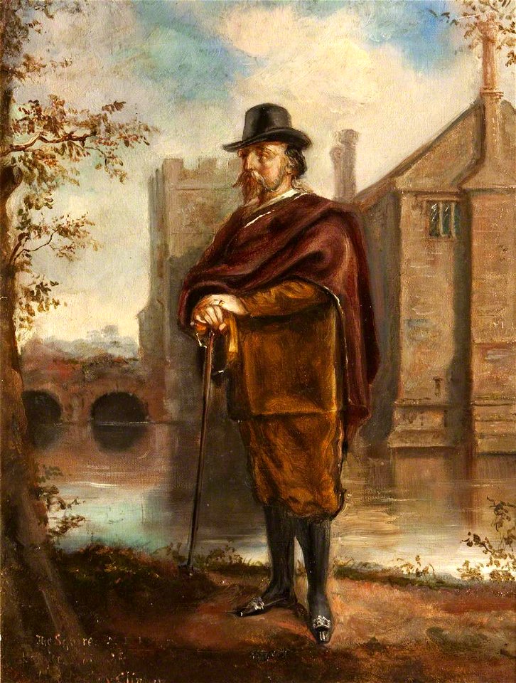 Rebecca Dulcibella Orpen (1830-1923) - Marmion Edward Ferrers (1813–1884), 'The Squire's Evening Walk' - 343167 - National Trust