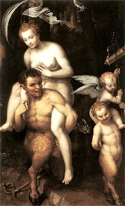 Venus Riding a Satyr