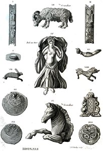 Recueil de monumens antiques planche 3 13470