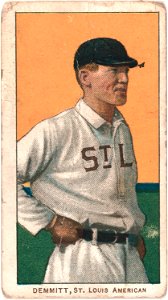Ray Demmitt, St. Louis Browns, baseball card portrait LCCN2008676619