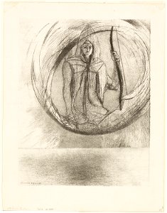 Redon - And Beyond, the Astral Idol, the Apotheosis, plate 2 of 6, 1920.1681