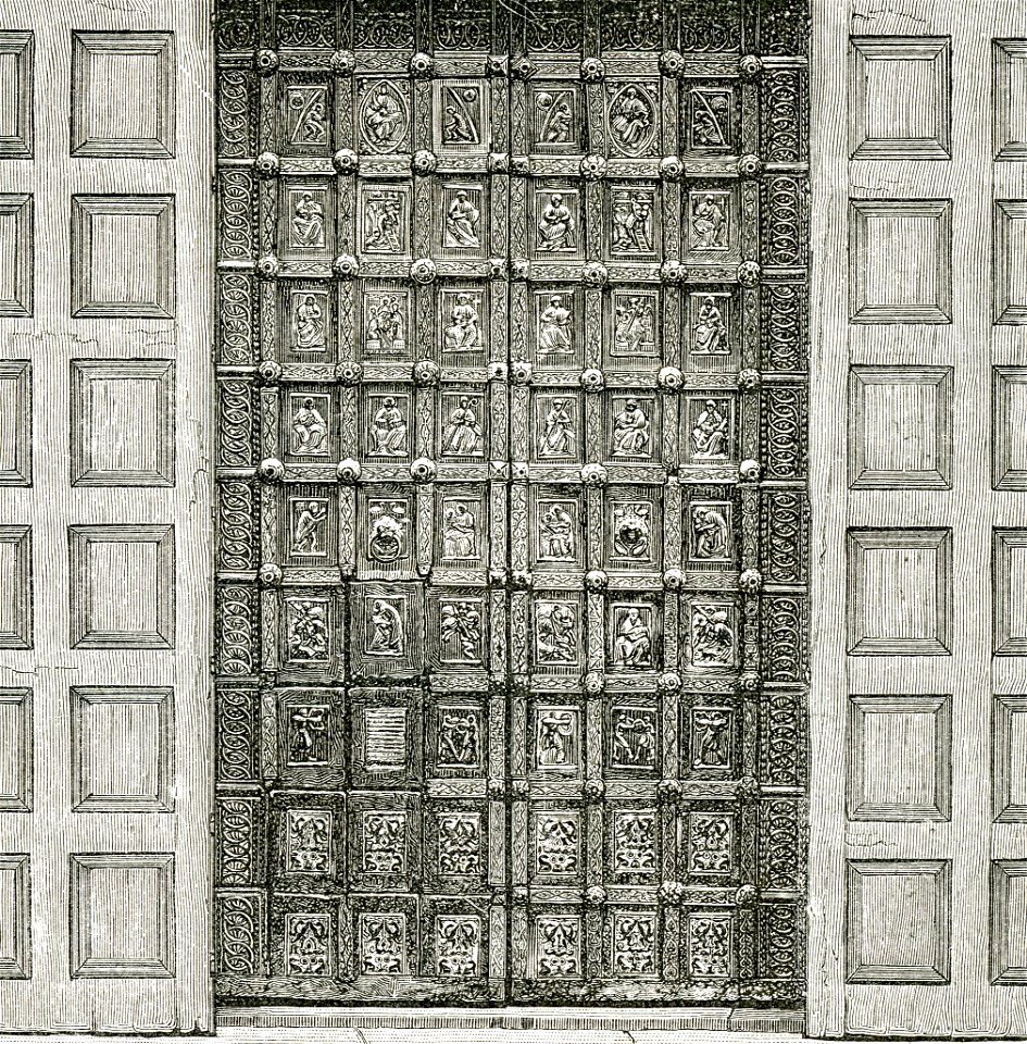 Ravello porta in bronzo della cattedrale