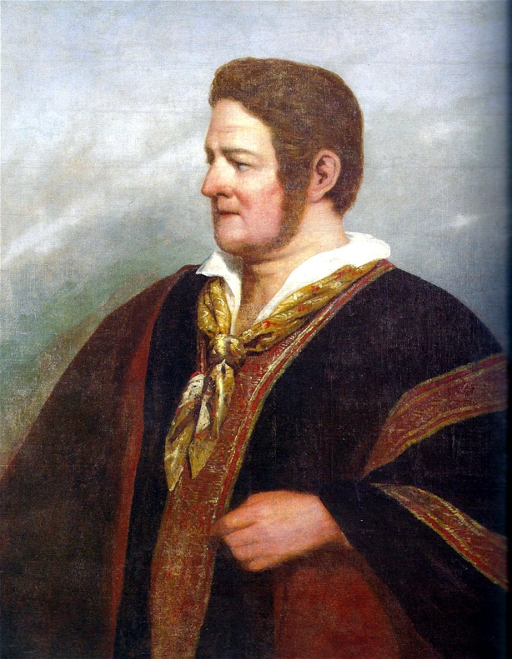 Raymond Monvoisin - Retrato de Juan Manuel de Rosas, 1842