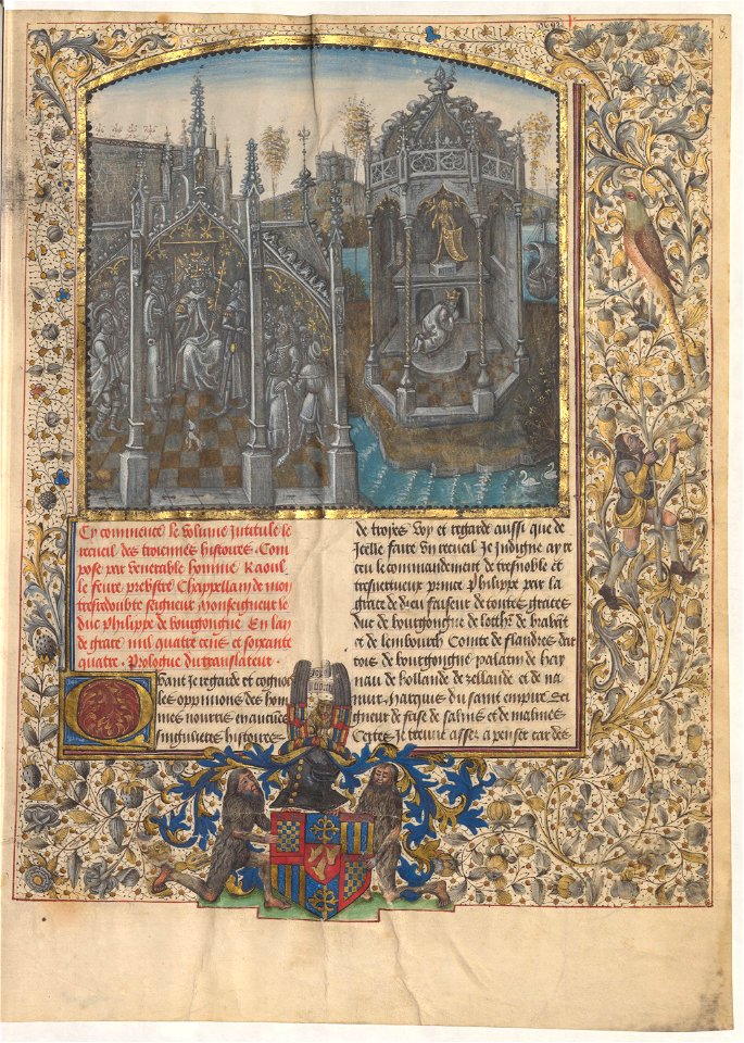 Recueil des histoires de Troie - Arsenal Ms3692 f8 (Philippe de Bourgogne)