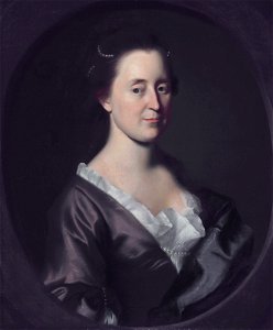 Rebecca Dudley Gerrish, by John Singleton Copley. Free illustration for personal and commercial use.