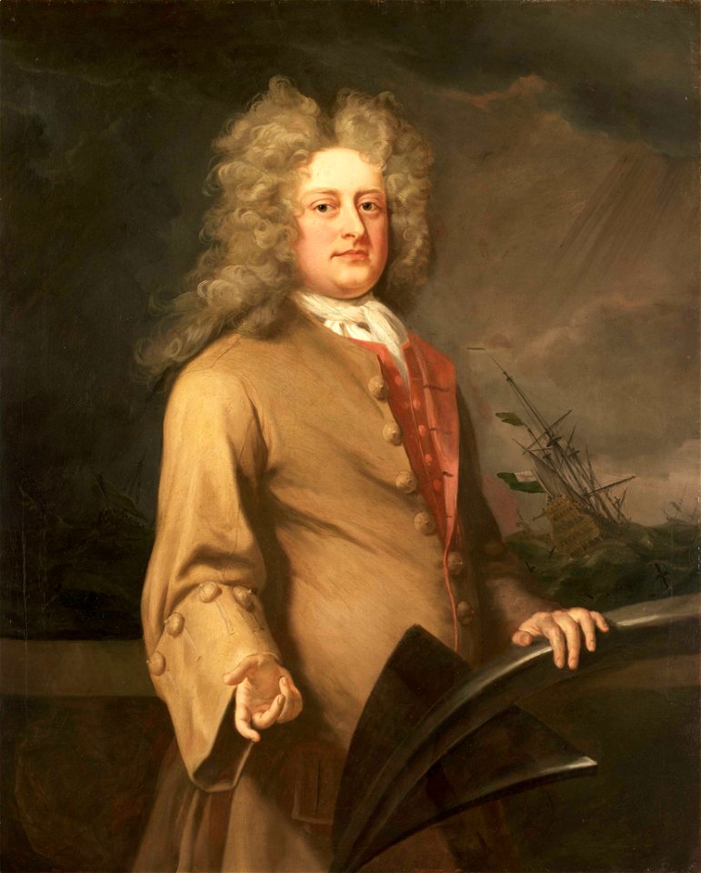 Rear-Admiral Basil Beaumont, 1669-1703 RMG BHC2542