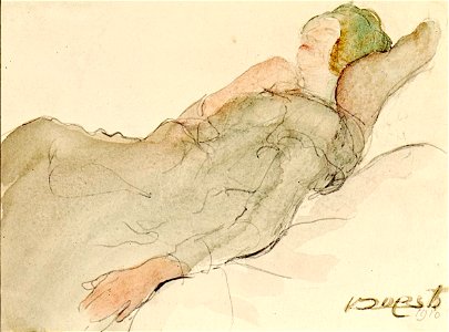Reclining Woman by Theo van Doesburg Centraal Museum AB4750