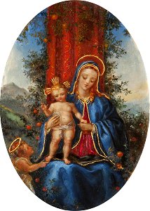 Rebecca Dulcibella Orpen (1830-1923) - The Virgin and Child with the Infant John the Baptist - 343181.11 - National Trust