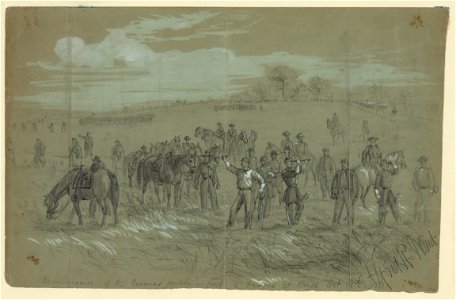 Reconnoisance (sic) of the Enemies position in front of Fairfax Ct. House Oct. 18th 1861 LCCN2004660815