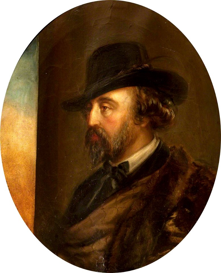 Rebecca Dulcibella Orpen (1830-1923) - Marmion Edward Ferrers (1813–1884), in Three-Quarters Profile to the Left, in a Hat - 343142 - National Trust