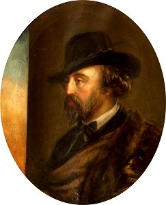 Rebecca Dulcibella Orpen (1830-1923) - Marmion Edward Ferrers (1813–1884), in Three-Quarters Profile to the Left, in a Hat - 343142 - National Trust