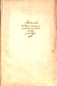 Recherches des titres qui ont acquis à la Royale Maison de Savoie. Les Etats qu'elle possède