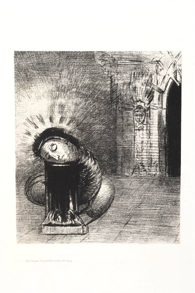 Redon - A Gustave Flaubert, sheet 2, 0600858