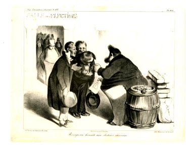 Recompense honnête aux électeurs obéissants (A fair reward for obedient electors) (BM 1918,0511.35)