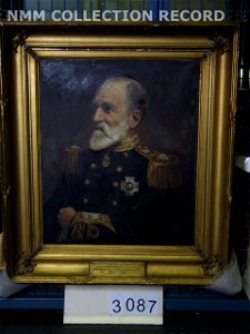 Rear-Admiral Sir William Wharton (1843-1905) RMG RP6241