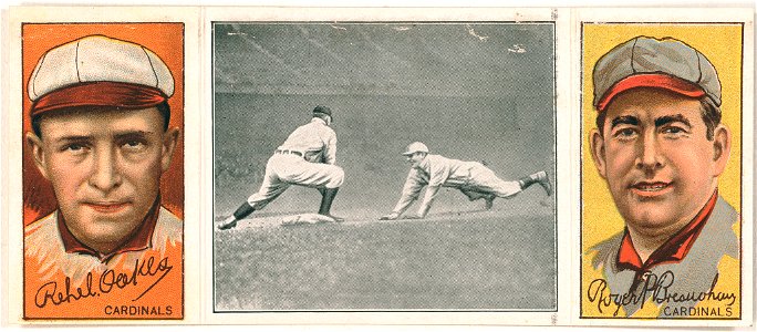 Rebel Oakes-Roger Bresnahan, St. Louis Cardinals, baseball card portrait LCCN2008678419