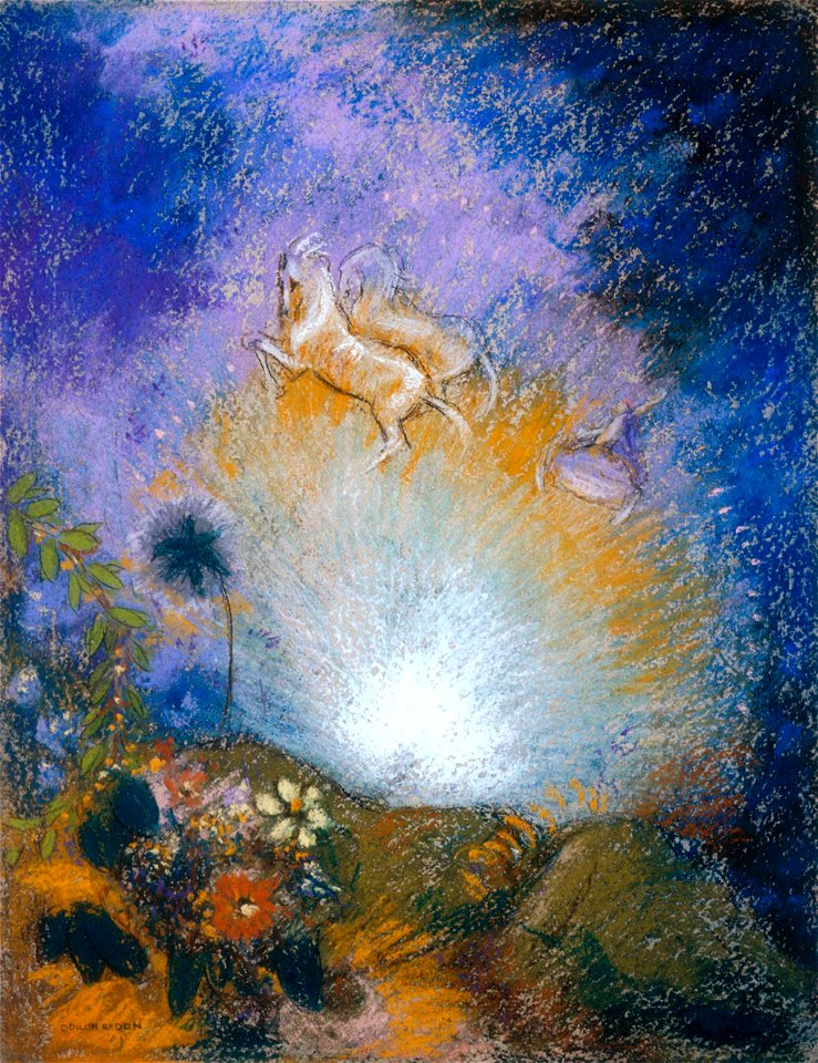 Redon - Apollo’s Chariot, ca. 1905-10