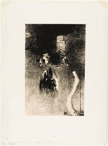 Redon - Frontispiece for Iwan Gilkin’s Damnation de l’artiste, 1920.1664
