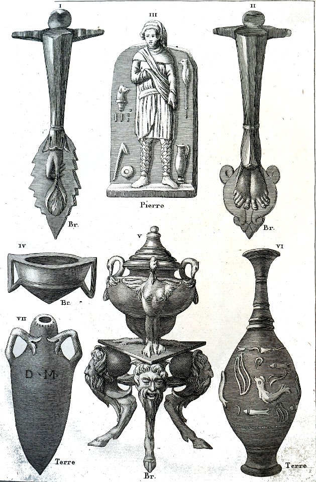 Recueil de monumens antiques planche 14 13481