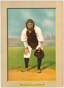 Red Kleinow, New York Highlanders, baseball card portrait LCCN2007685685