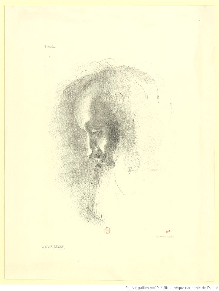 Redon - A la VIELLESSE, btv1b69510187