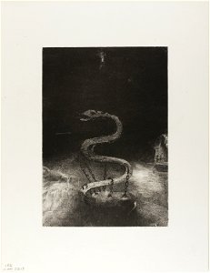 Redon - And Bound Him a Thousand Years, plate 8 of 12, 1920.1845