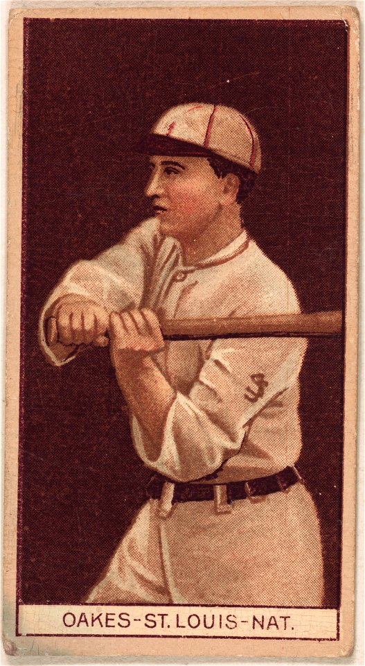 Rebel Oakes, St. Louis Cardinals, baseball card portrait LCCN2008678001
