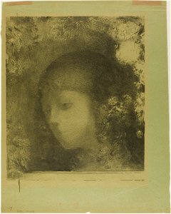 Redon - Child’s Head With Flowers, 1920.1822