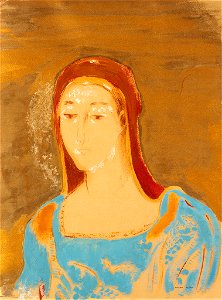 Redon - Head of the Virgin, after 1900