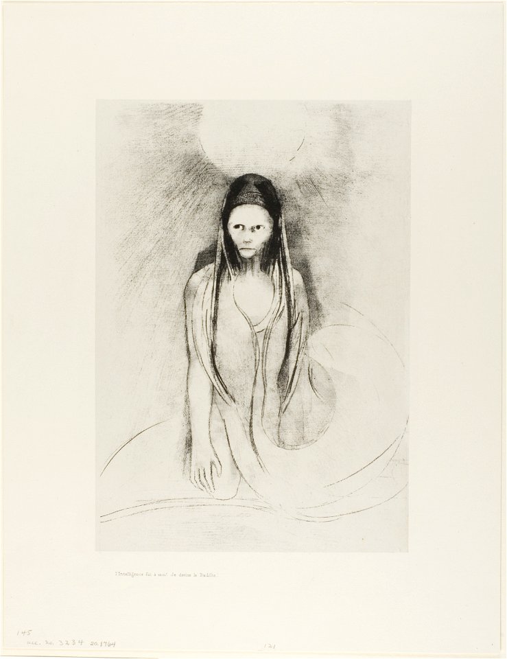 Redon - Intelligence was Mine! I Became the Buddha, plate 12 of 24, 1920.1764