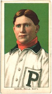 Red Dooin, Philadelphia Phillies, baseball card portrait LCCN2008676523