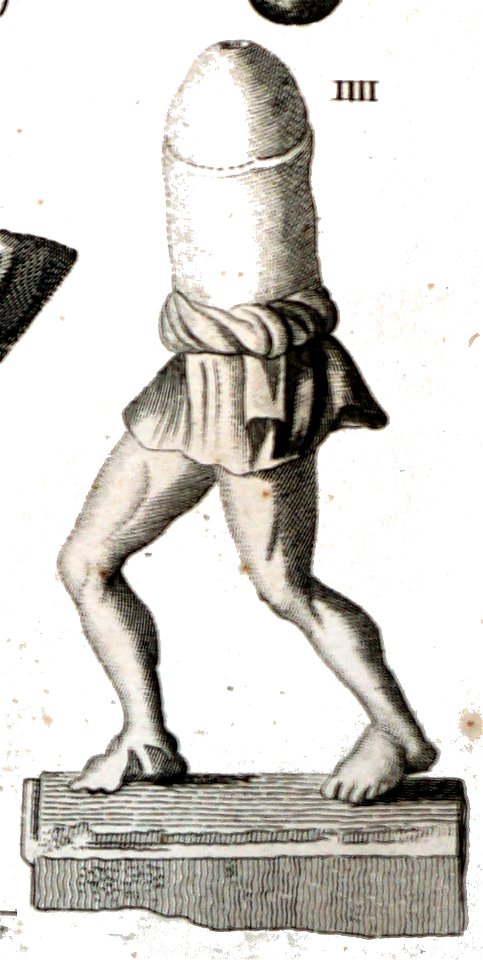 Recueil de monumens antiques planche 10 13477 (phallus)