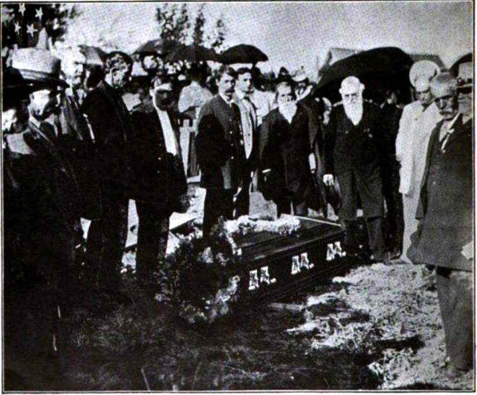 Reburial at John Brown's farm, 1899