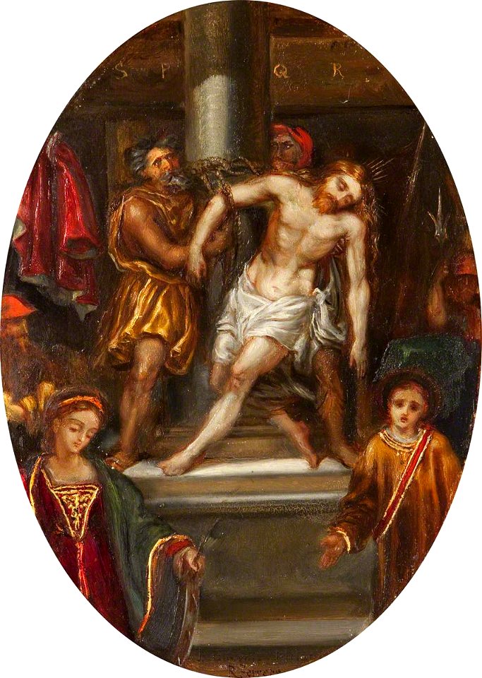 Rebecca Dulcibella Orpen (1830-1923) - The Flagellation, with Saint Catherine and Saint Stephen - 343181.12 - National Trust